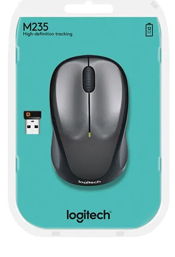 Logitech M235 Wireless Mouse, 2.4 GHz with USB Unifying Receiver, 1000 DPI Optical