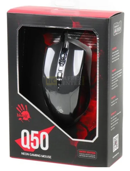 Bloody Q50 Neon X’Glide Gaming Mouse