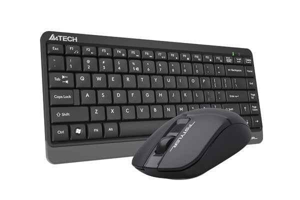 A4Tech FG1112S FSTYLER Wireless Keyboard & Mouse Combo Set - Silent Clicks Mouse - Black/White