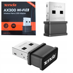 Tenda W311MI-AX300 WiFi 6 Wireless Nano USB Adapter 286 Mbps Wi-Fi 6 Driver Free Mini Portable for Win7/10/11/ Linux/ UOS