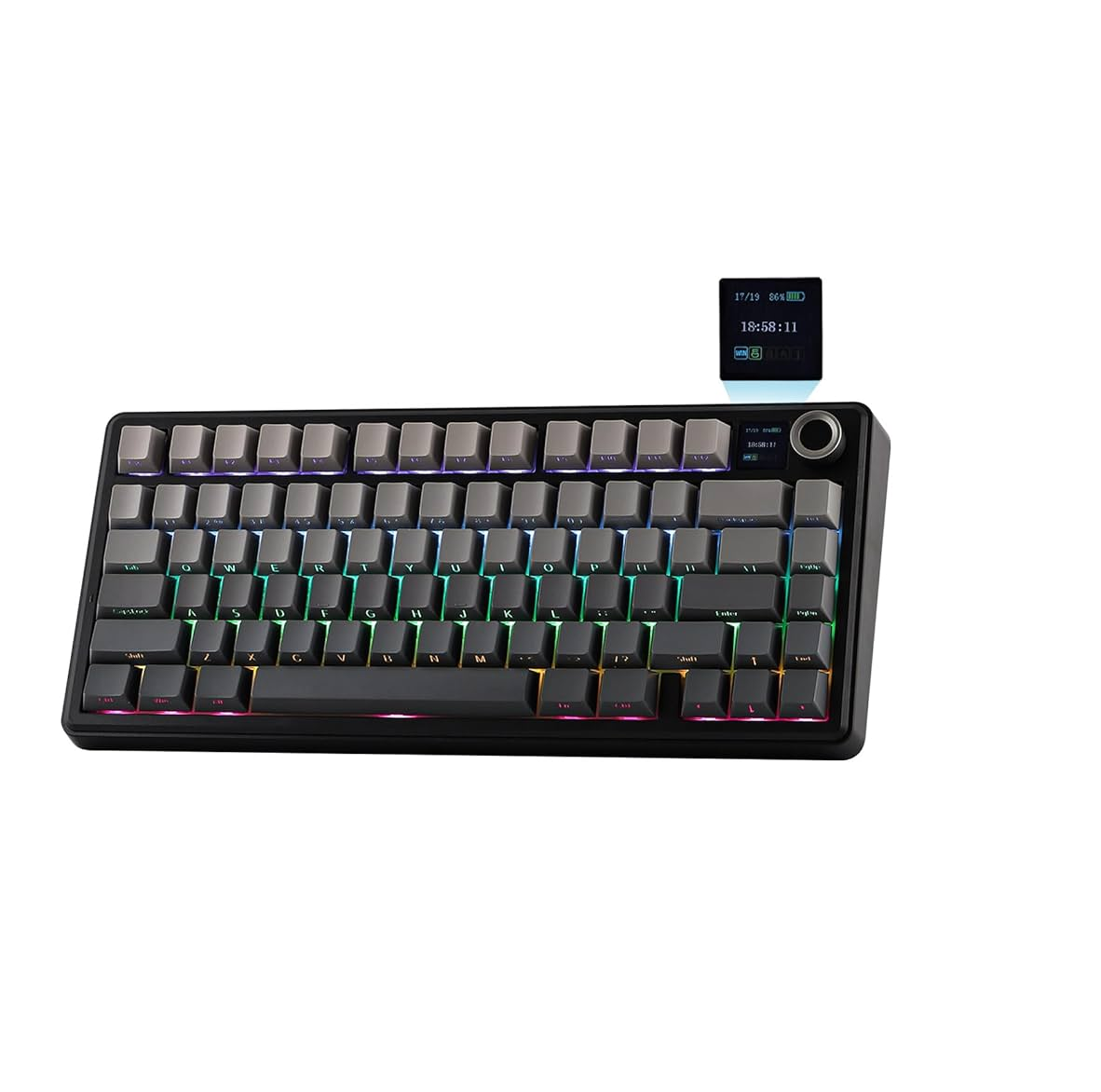AULA F75 MAX Gaming Mechanical Keyboard 75% Wired//2.4G