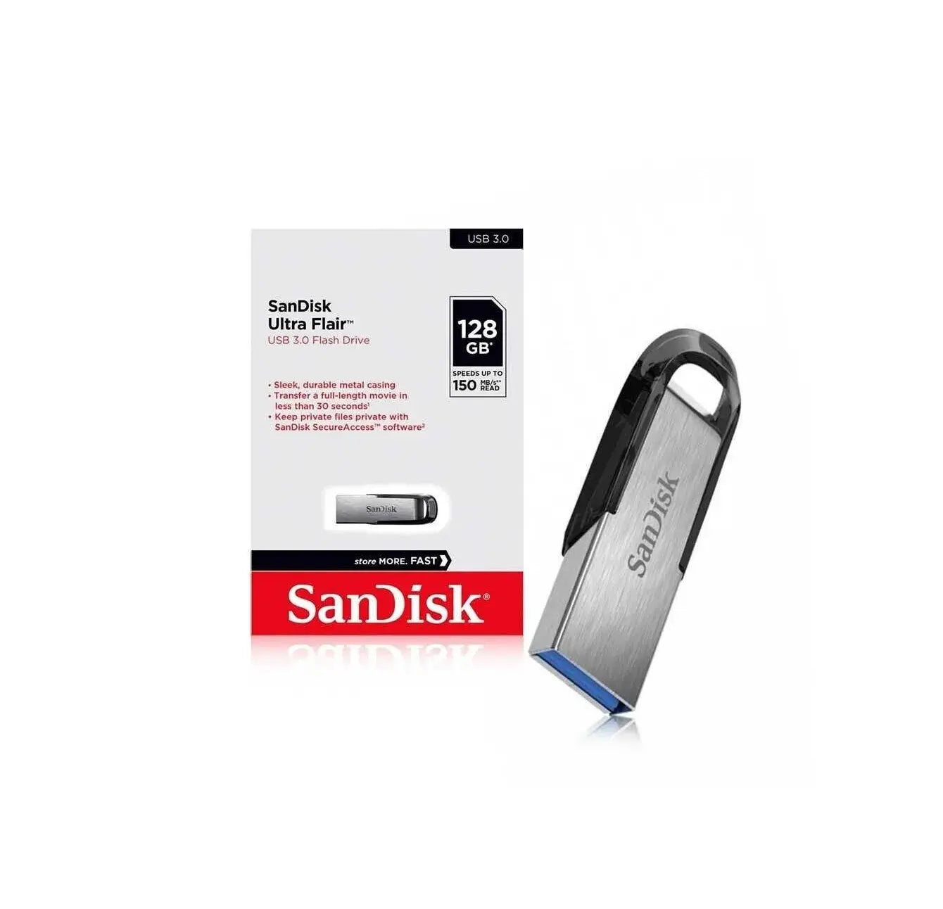 SanDisk 128GB Ultra Flair USB 3.0 Flash Drive sandisk