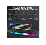 Aula Hero 68 HE 60% Gaming Keyboard Wired