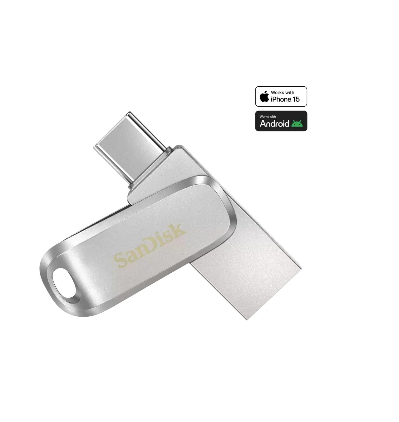 SanDisk 64GB Ultra Dual Drive Luxe USB Type-C Flash Drive