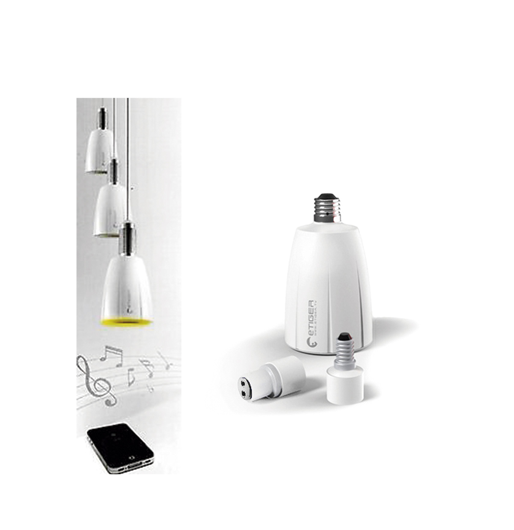 ETIGER Cosmic LED Lamp Speaker with Bluetooth and Remote Control