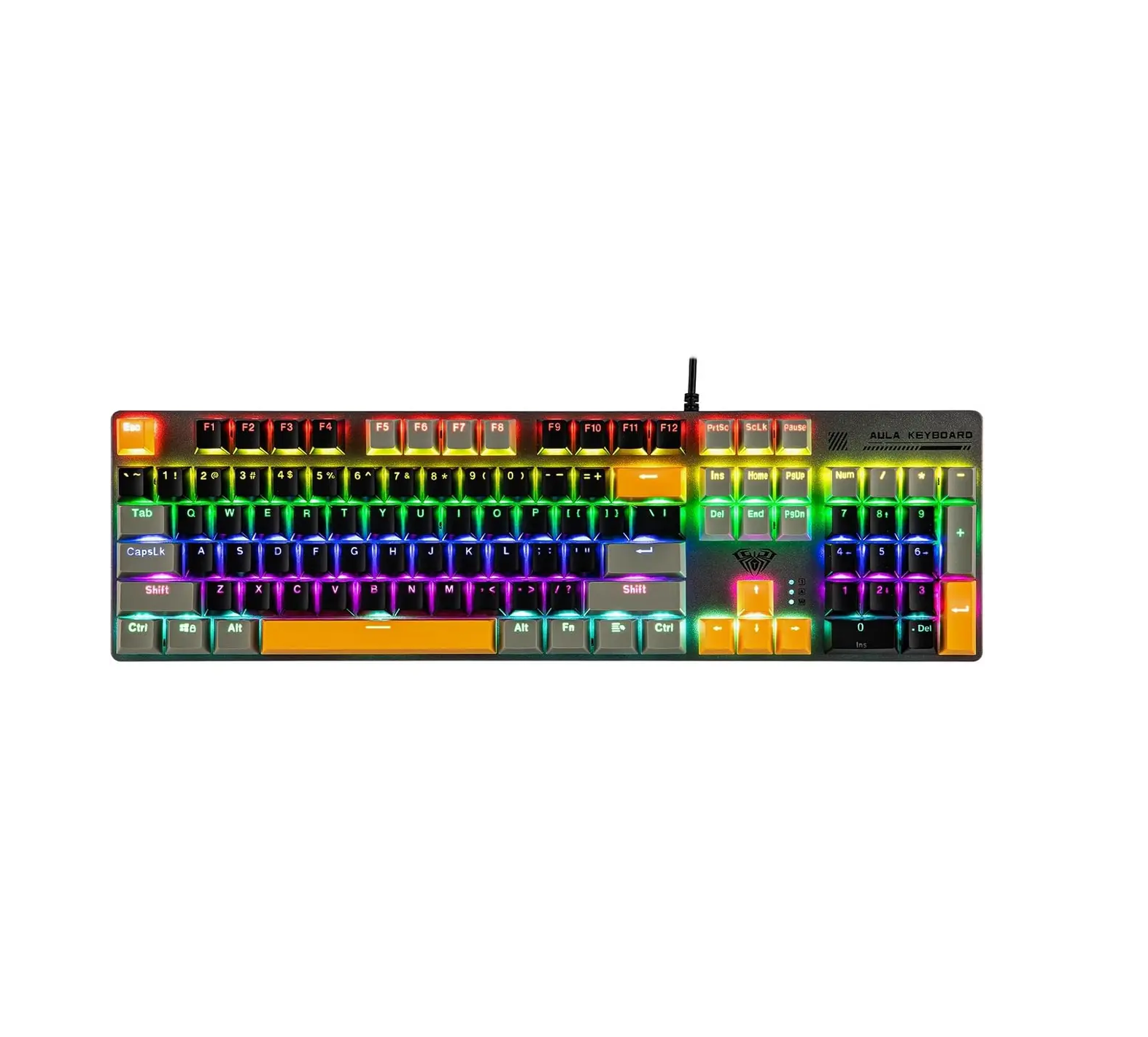Aula S500 Wired Gaming Keyboard, 100% Full Size Mechanical Keyboard