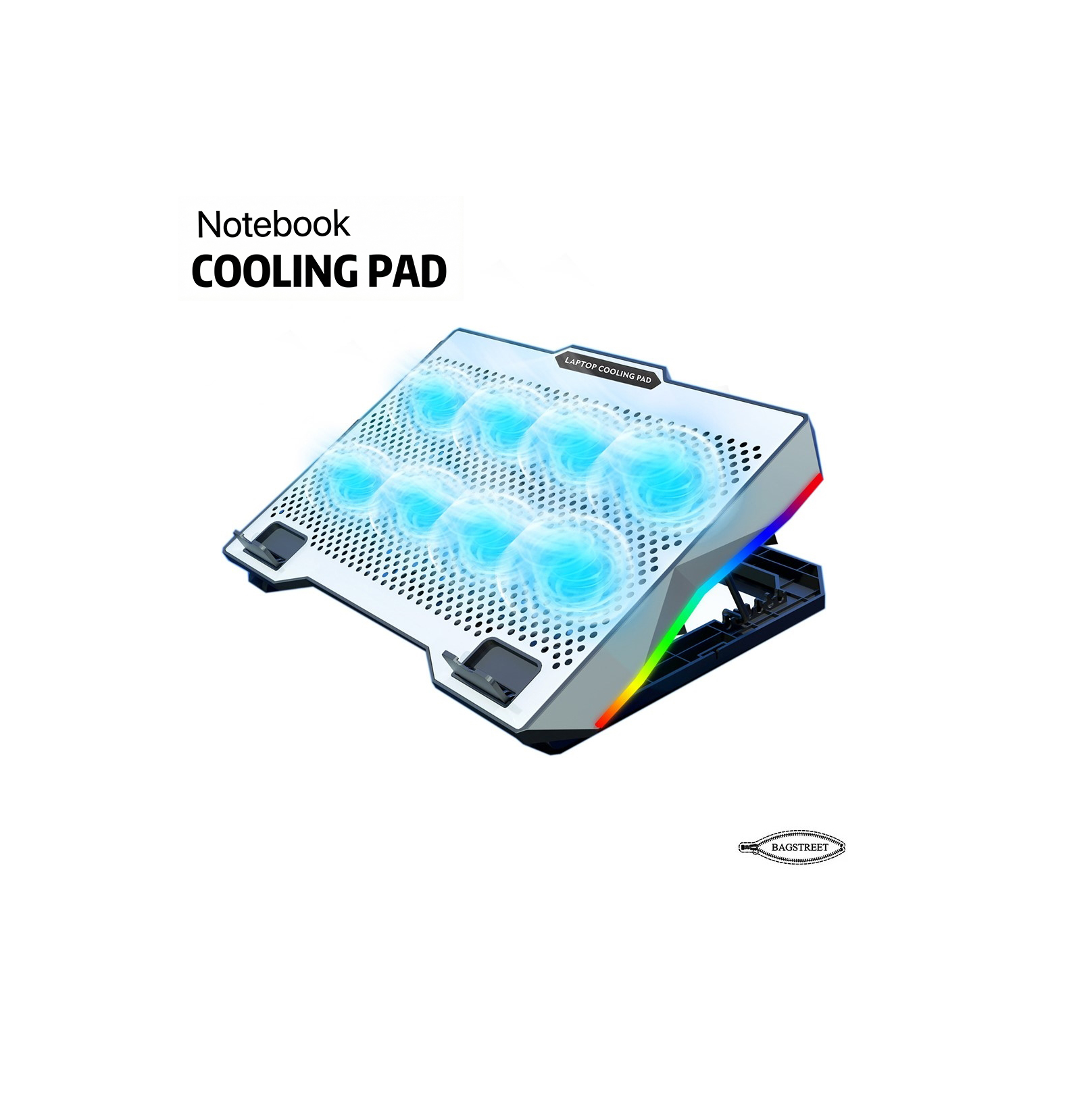 S608 Cooling Pad For 14-17 Inch Gaming Laptop