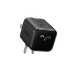 Anker A121D 45W Charger with LED Display – Stone Black – CN Display