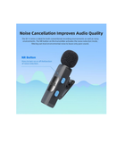 Boya BY-V10 2.4 ghz Ultracompact Wireless Microphone System