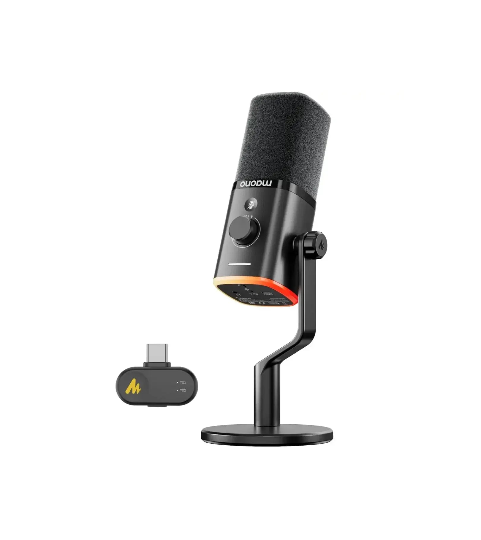 Maono PD100W Wireless Podcast Microphone maono