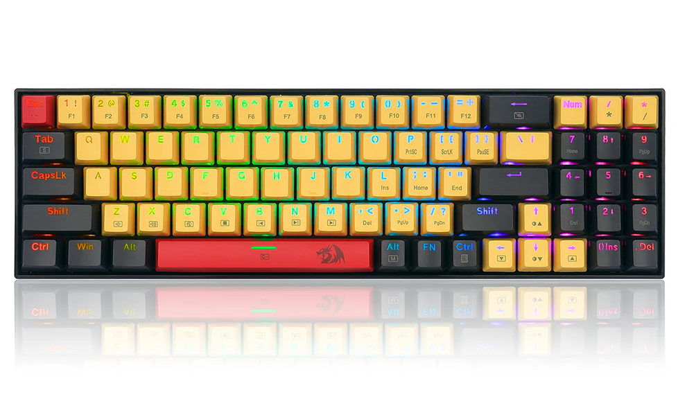 Redragon Keyboard K688 RGB Black