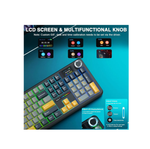 AULA F108 Wireless Gaming Keyboard Full Size,3 Mode 2.4GHz/BT5.0/USB-C Mechanical Keyboard