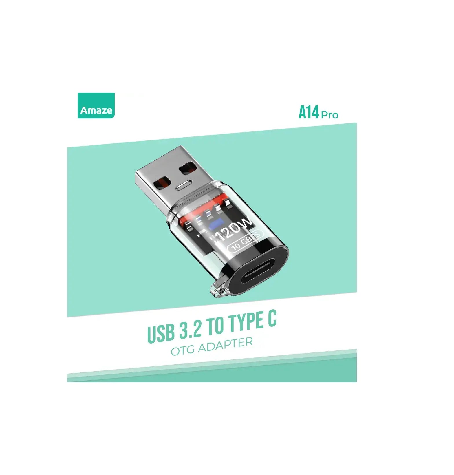 AMAZE USB 3.2 TO TYPE C OTG Adapter – A14 Pro Amaze