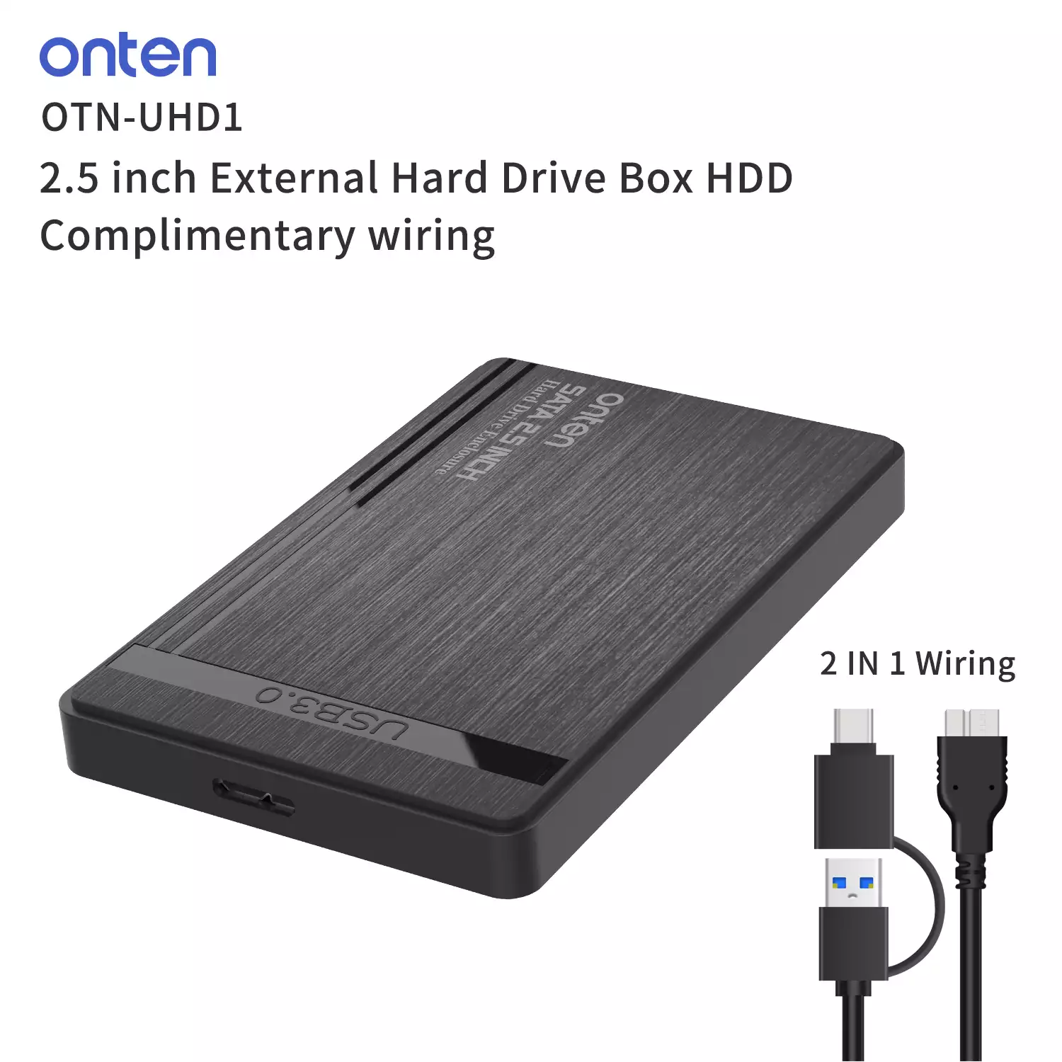 Onten UHD1 2.5 HDD External Hard Drive Disk Case