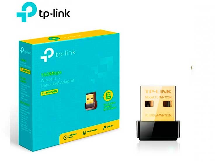 TP-Link Wi-Fi Adapter TL-WN725N 150Mbps Wireless N Nano USB Adapter