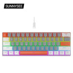 Sunnysee K61 RGB Backlighting Blue Switch RGB Mechanical Gaming Keyboard