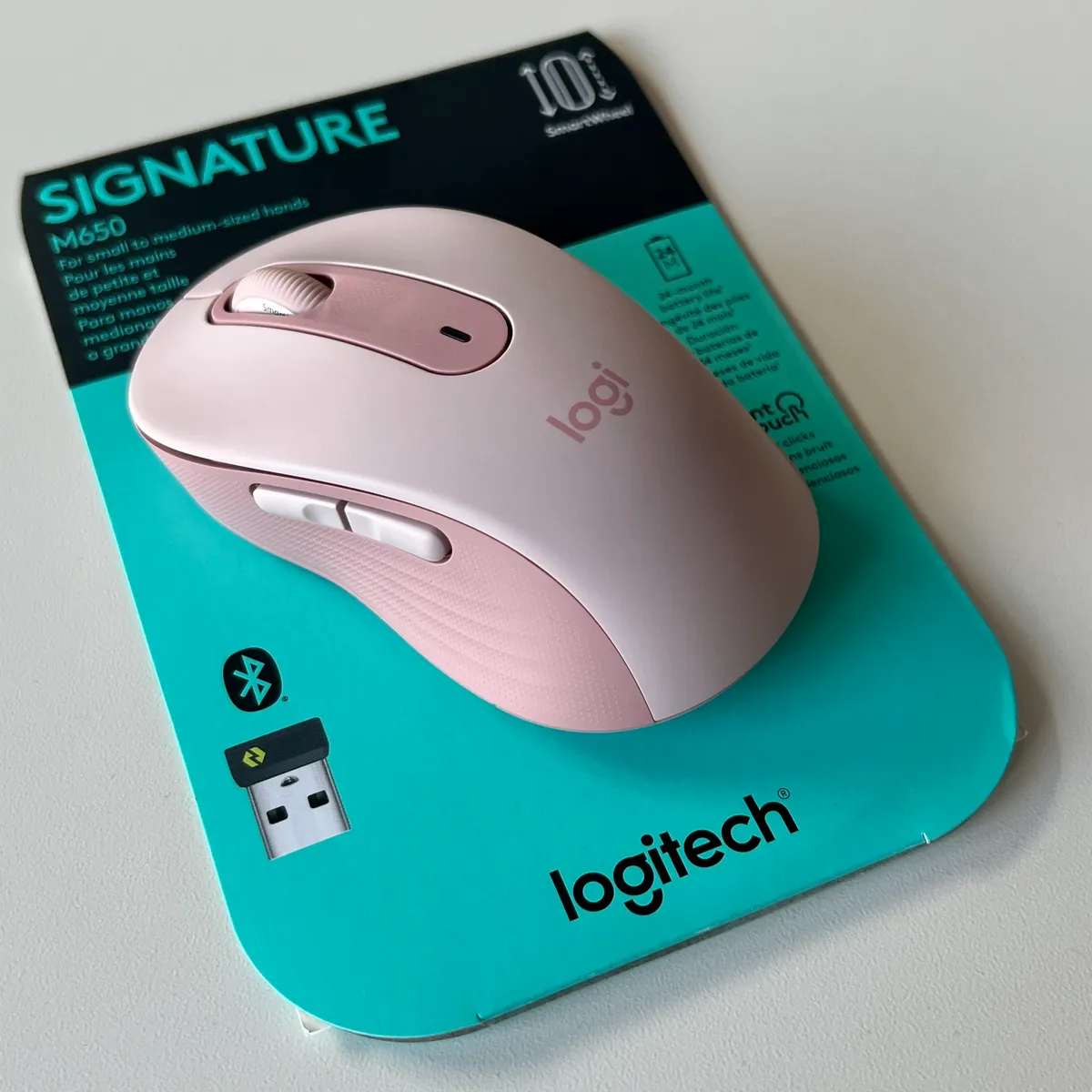 Logitech Signature M650 Wireless Bluetooth Mouse
