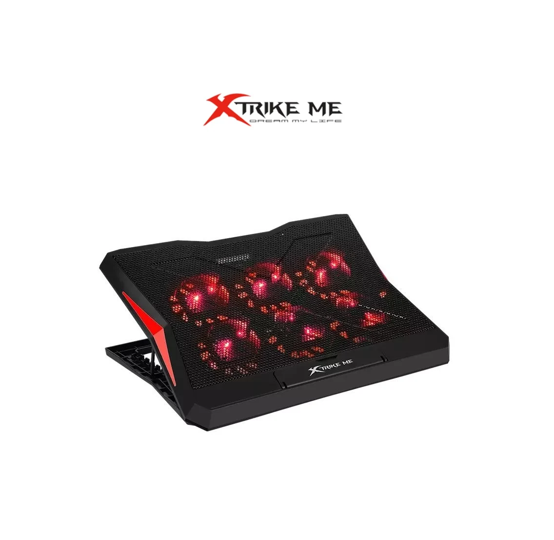 Xtrike-Me FN811 Laptop Cooling Pad 6 Fans 2 USB Ports