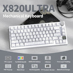 Attack Shark X820 Ultra Wireless Keyboard - Lavender Blue