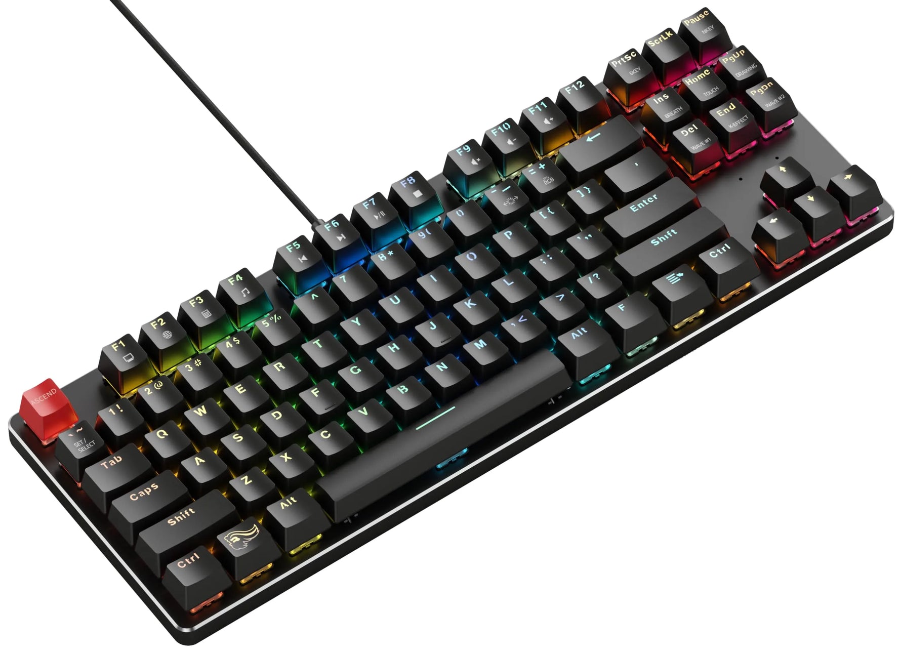 Lecoo GK306 Mechanical Gaming Keyboard – Blue Switch – Anti-Ghosting – RGB Backlit