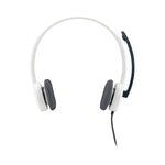 Logitech H150 Stereo Headset with Noise Cancellation Microphone (Cloud-White)