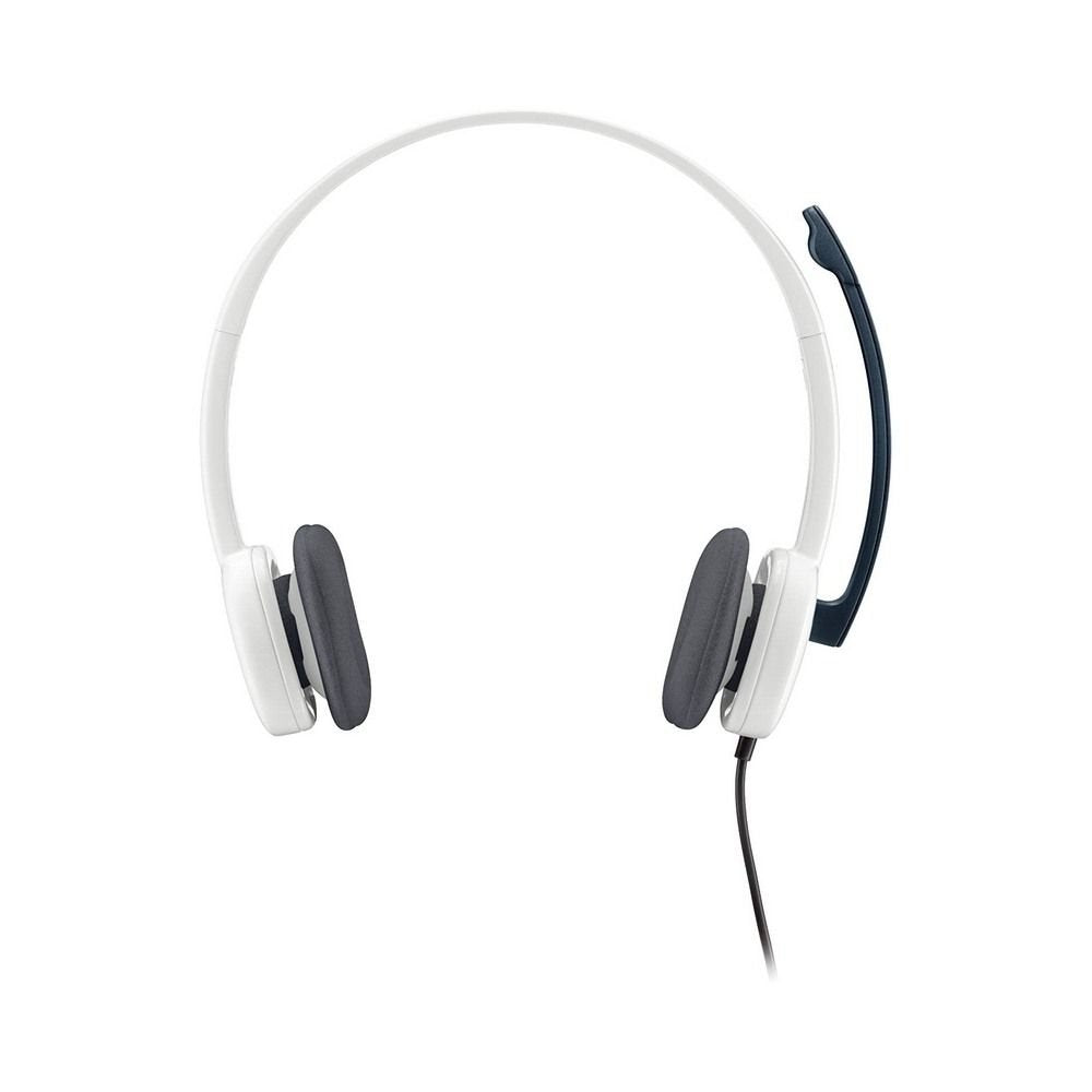Logitech H150 Stereo Headset with Noise Cancellation Microphone (Cloud-White)